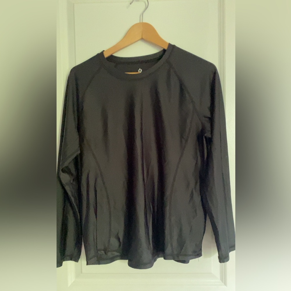 Black Long sleeve Rashguard Shirt